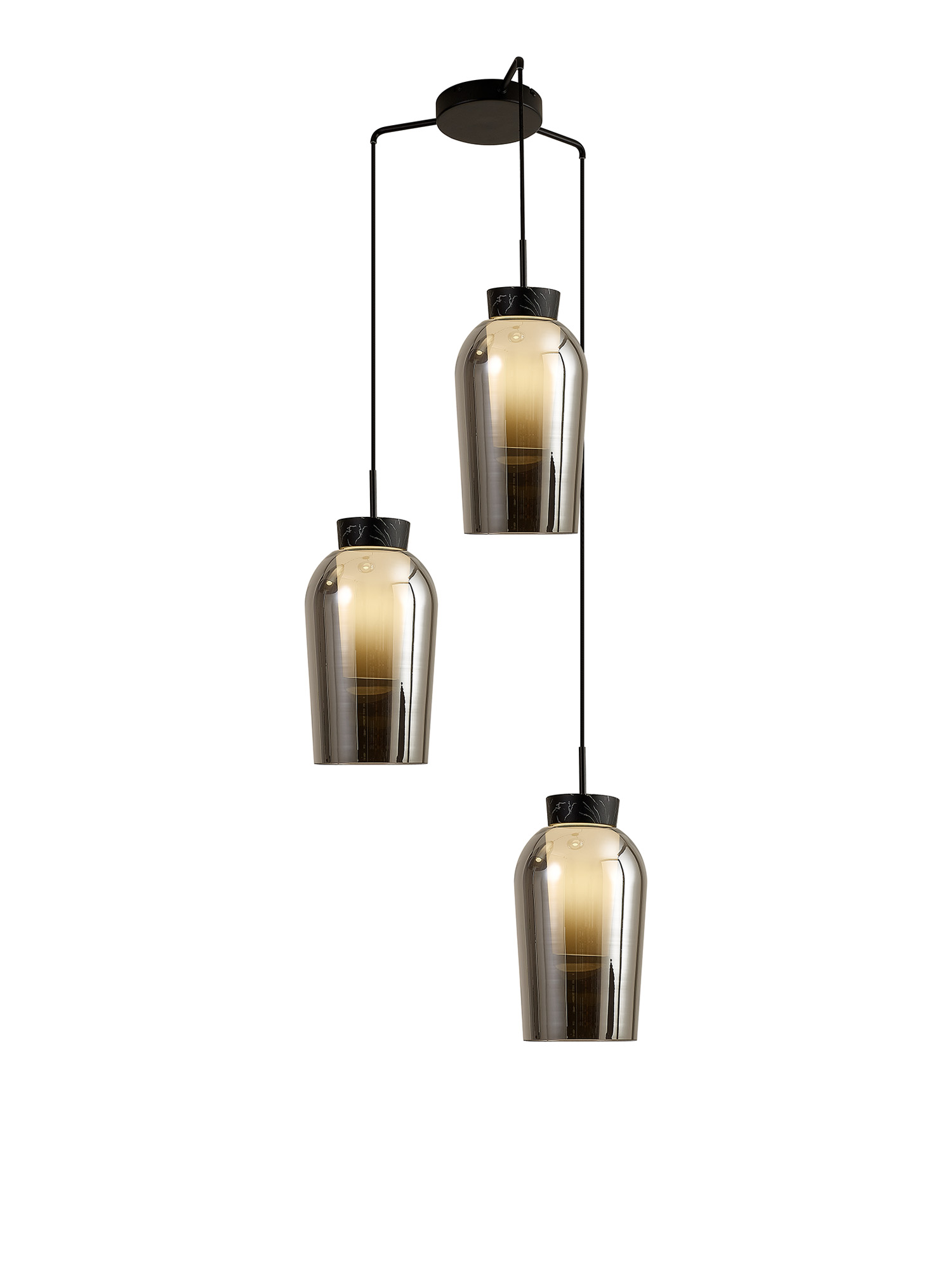 Nora Black Ceiling Lights Mantra Multiple Pendant